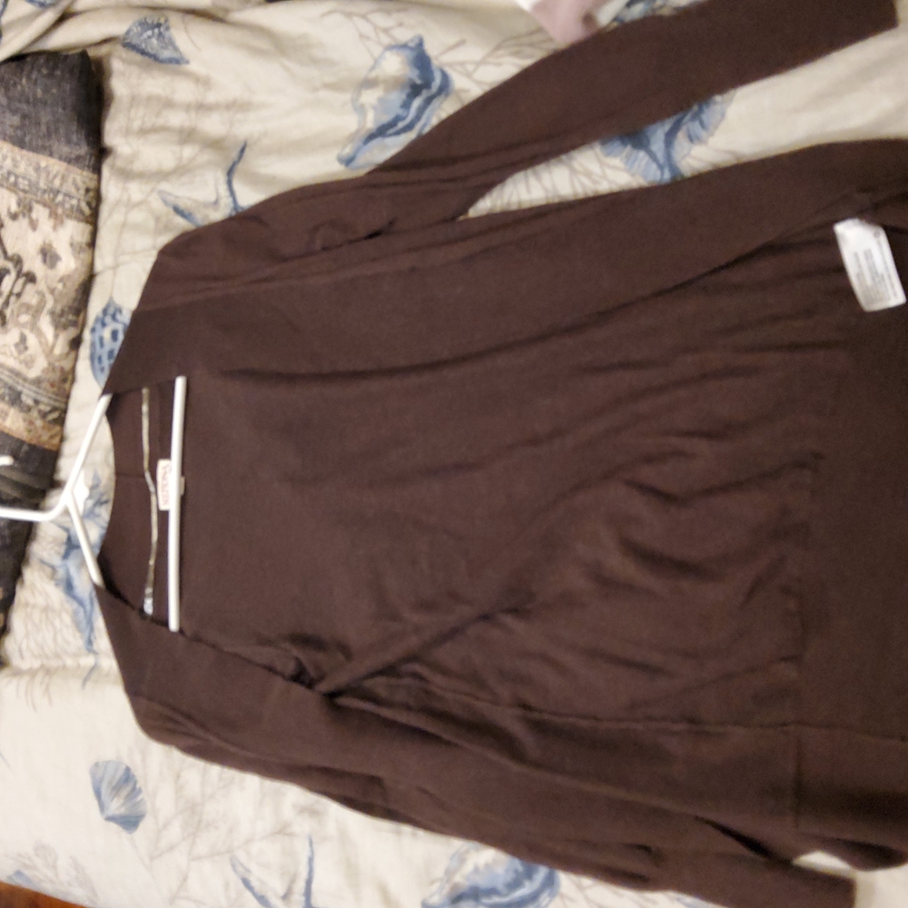 Merona brown cardigan Medium